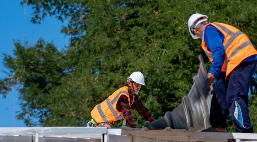 Professional metal roof installation in Amberson, PA